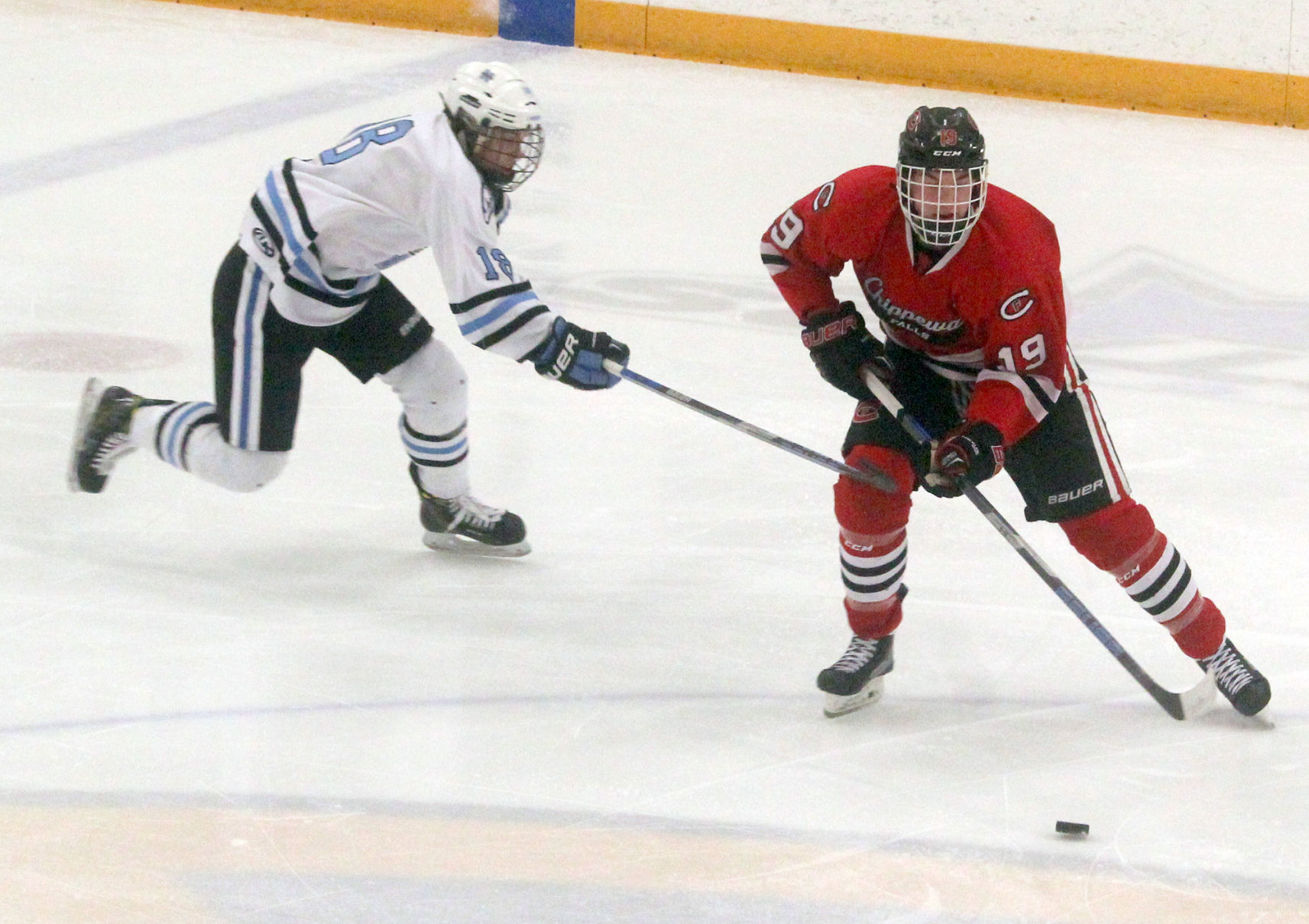 Chi-Hi boys hockey at Eau Claire North 2-19-19